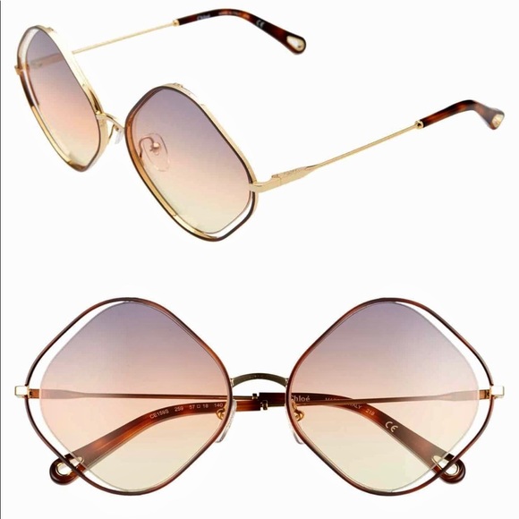 Chloe Poppy diamond sunglasses